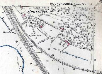 The southern part of Stratford in 1884